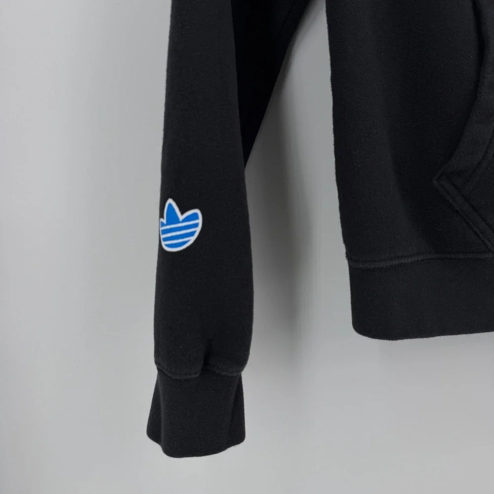 Adidas Hoodie Men Small Black Streetwear Always Fresh Always Original Graphic